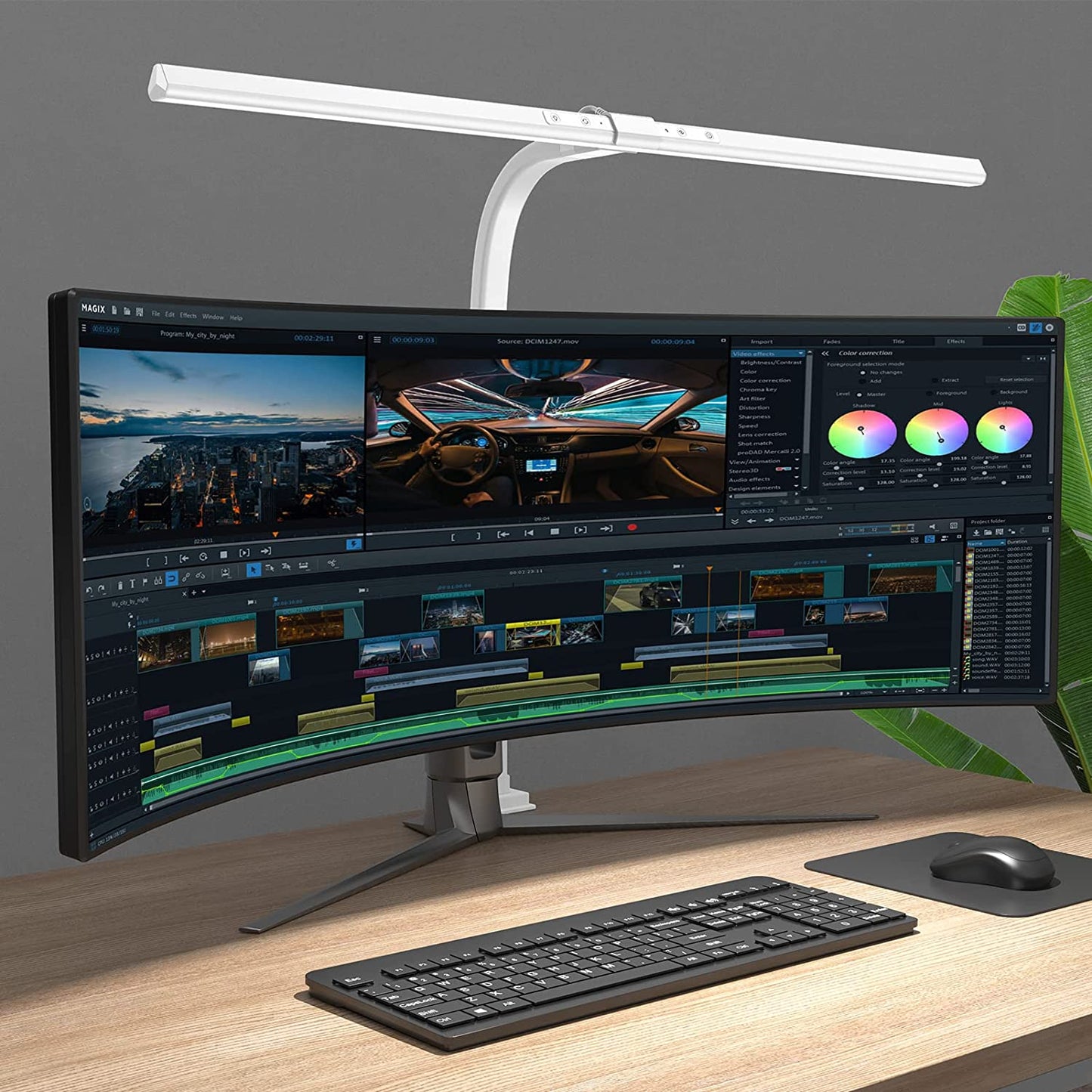 Architektenklemme Schreibtischlampe – Modernes LED-Licht für die Effizienz im Home Office