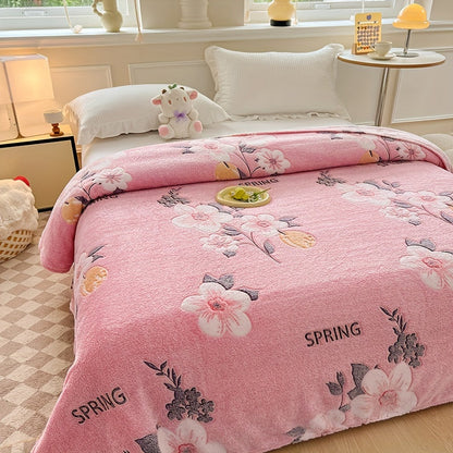 Blumenflanell-Decke - Weich, Warm und Fleckenbeständig