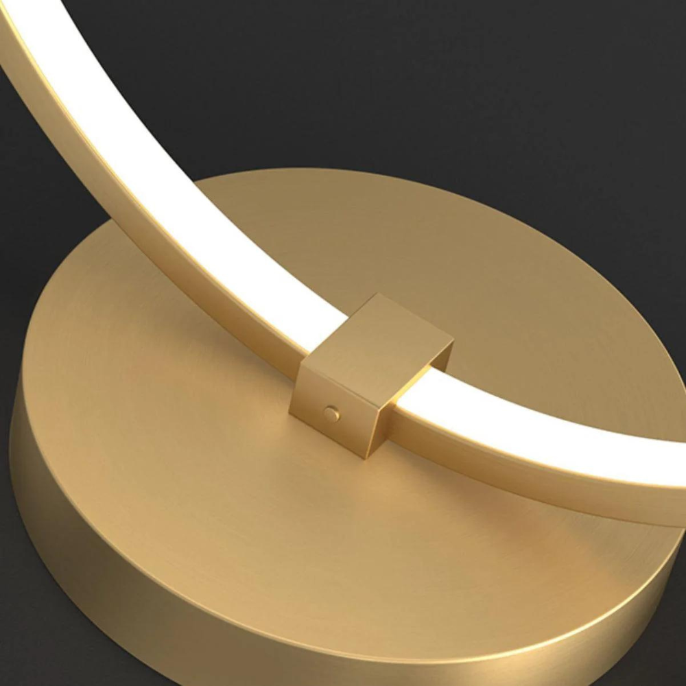 Lichtkreis – Stilvolle LED-Tischleuchte