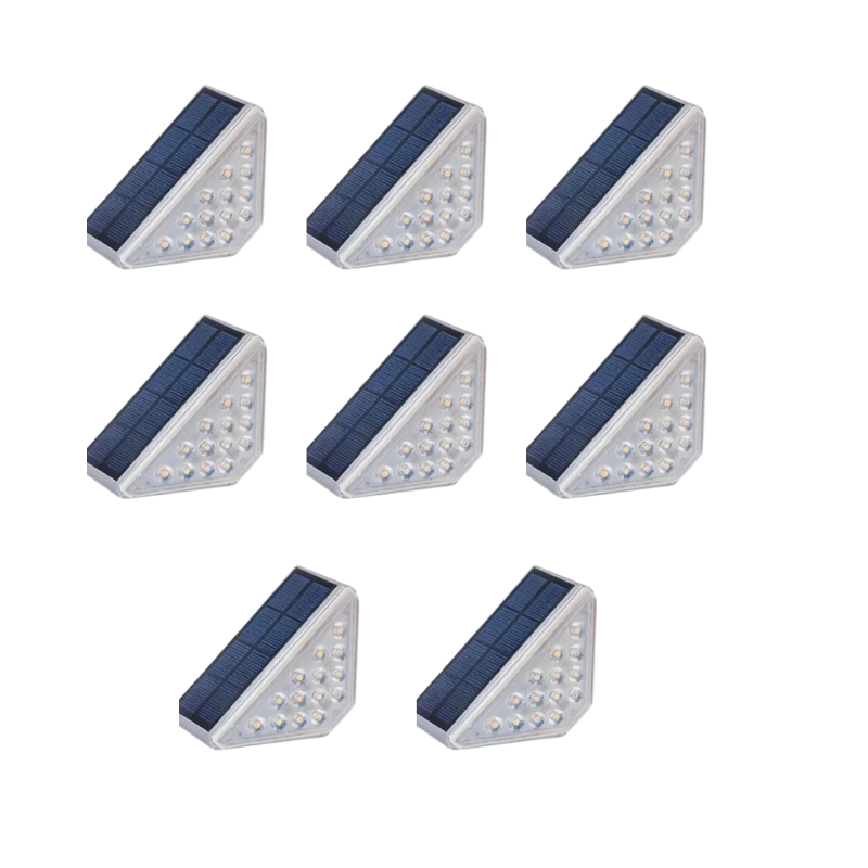 TreppenLicht Eco | Nachhaltige Solarstufenlichter mit wetterfestem Design - 8er/16er/24er Pack