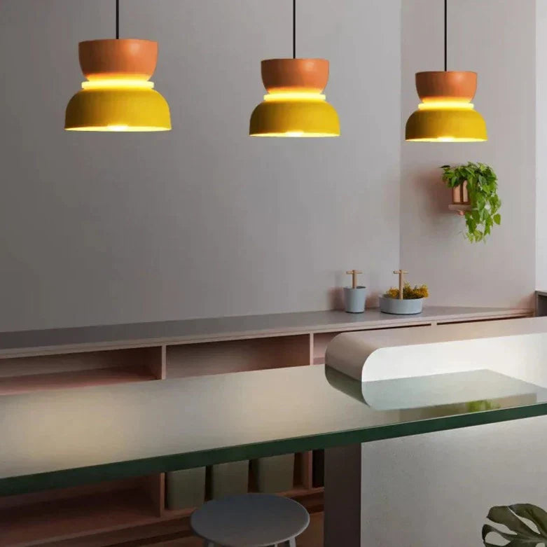 LuminaGlow | Hängelampe – Skandinavische LED-Pendelleuchte im Macaron-Stil, Minimalistisches Design, Weiche Farbpalette, Für Wohnzimmer, Esszimmer & Schlafzimmer5