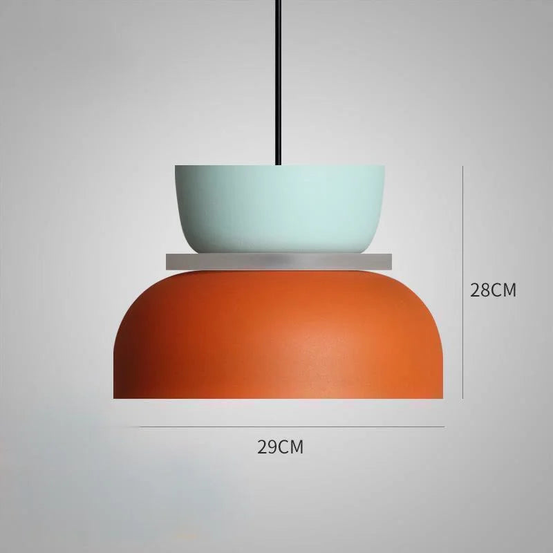 LuminaGlow | Hängelampe – Skandinavische LED-Pendelleuchte im Macaron-Stil, Minimalistisches Design, Weiche Farbpalette, Für Wohnzimmer, Esszimmer & Schlafzimmer16