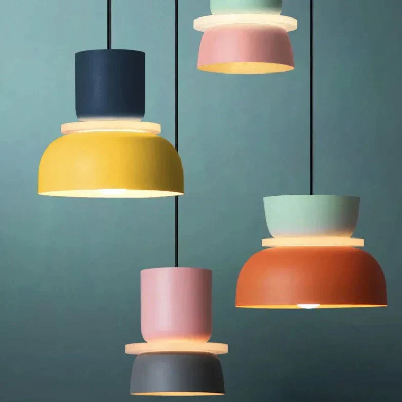 LuminaGlow | Hängelampe – Skandinavische LED-Pendelleuchte im Macaron-Stil, Minimalistisches Design, Weiche Farbpalette, Für Wohnzimmer, Esszimmer & Schlafzimmer9