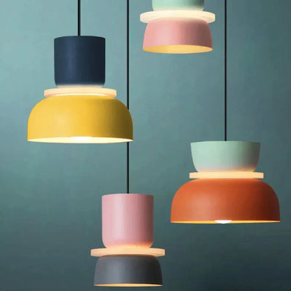 LuminaGlow | Hängelampe – Skandinavische LED-Pendelleuchte im Macaron-Stil, Minimalistisches Design, Weiche Farbpalette, Für Wohnzimmer, Esszimmer & Schlafzimmer9