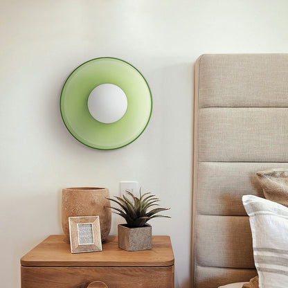 LumoCirca | Runde LED-Deckenleuchte – Minimalistische Glaslampe, Modernes Design, Energieeffizient
