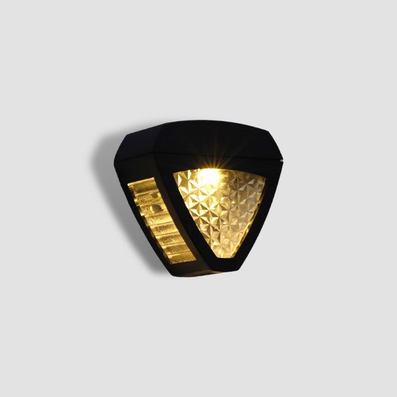 Solar Wandleuchte Außen mit IP65 Schutz – Wetterfeste LED Wandlampe für Garten und Terrasse-2