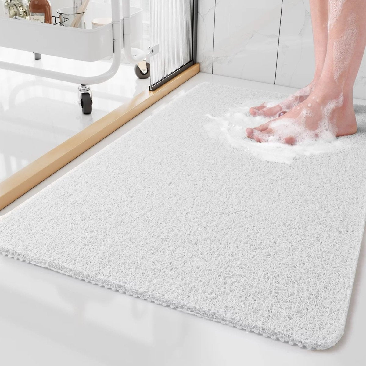 Aqualis | Duschmatte – Rutschfest mit Hygienischem Drainagesystem für Senioren 6