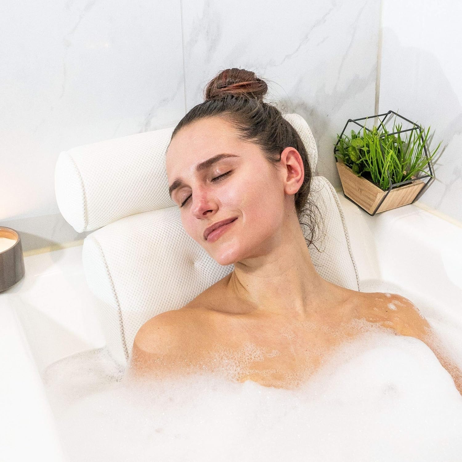 Aquarion | Badekissen – Ergonomisch mit Rutschfesten Saugnäpfen für Ultimative Entspannung 0