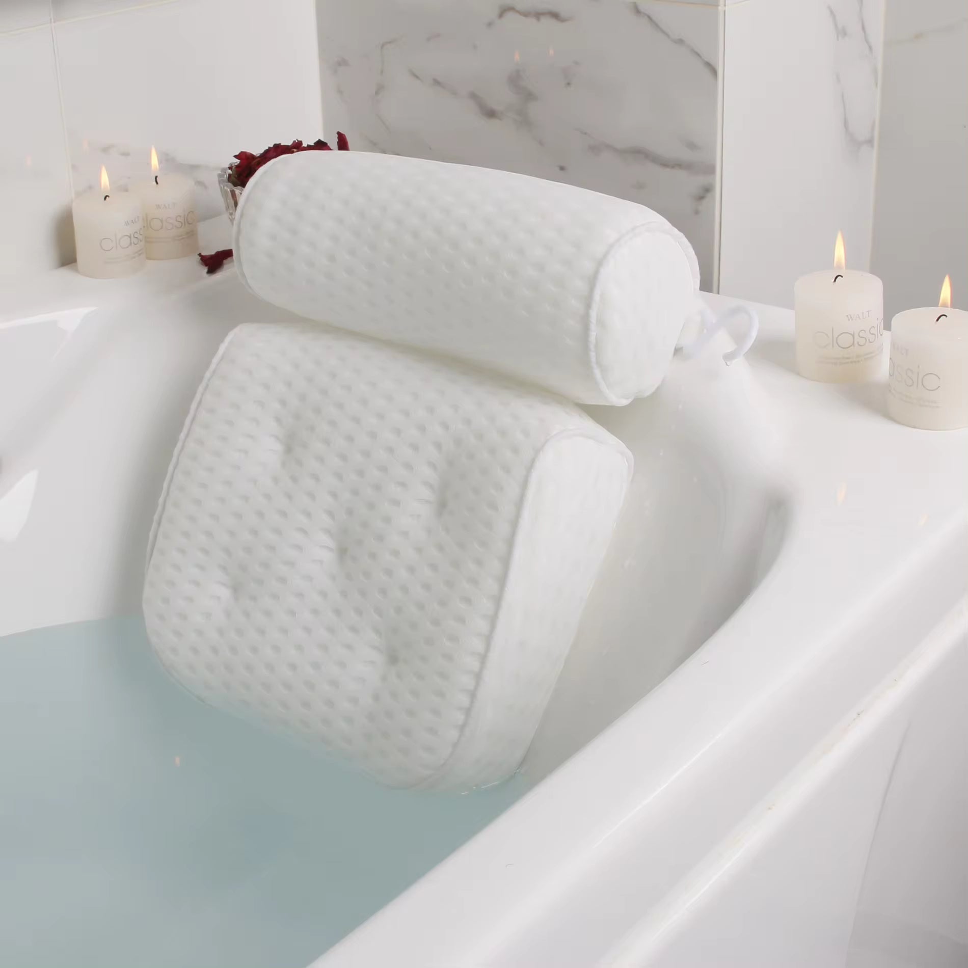 Aquarion | Badekissen – Ergonomisch mit Rutschfesten Saugnäpfen für Ultimative Entspannung 1
