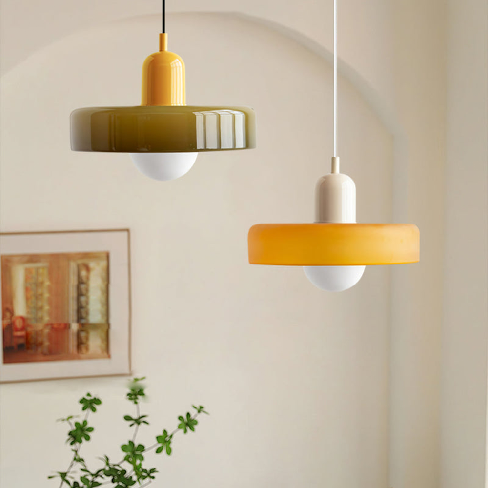 Artelux | Pendelleuchte – Bunte Glasdecke im Bauhaus-Stil 1