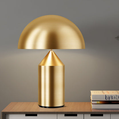 LuminaKunst | Tischleuchte – Moderne LED-Lampe mit Eleganter Geometrischer Form, Warmweißem Licht, Für Wohnzimmer, Schlafzimmer & Büro, In Schwarz, Weiß & Kupfer