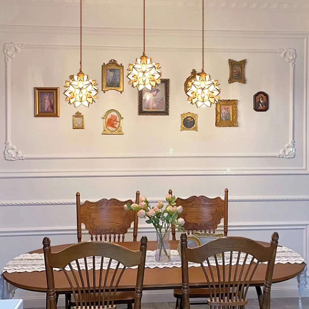 AuroraCapiz | Hängelampe aus natürlichem Material Ceiling lights