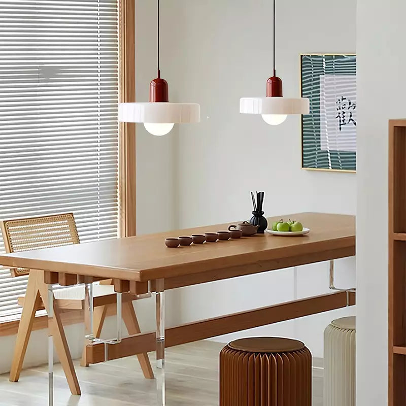 GlasLysa | Deckenhängelampe – Glas-Pendelleuchte im Skandinavischen Design, Verstellbare Aufhängung