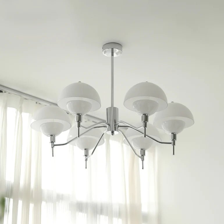 Bellissimo | Kronleuchter Modern – Elegantes Blasendesign in Weiß 8