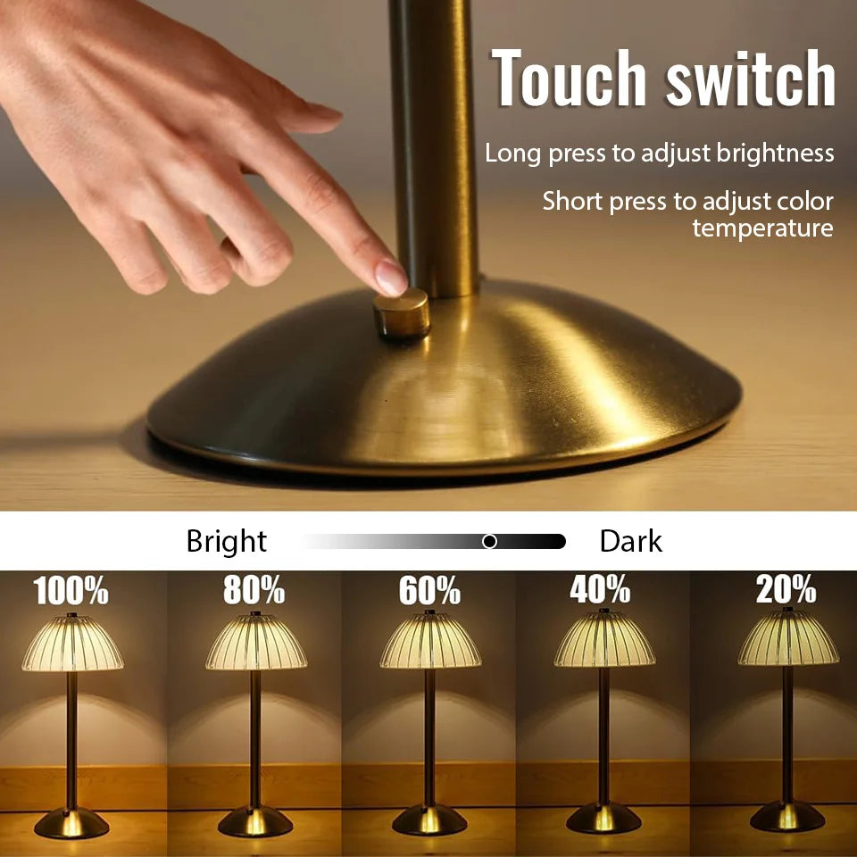Bellora | Akku Tischleuchte – Touch Sensor mit Dimmbaren Farben 3
