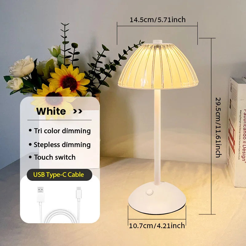 Bellora | Akku Tischleuchte – Touch Sensor mit Dimmbaren Farben 6
