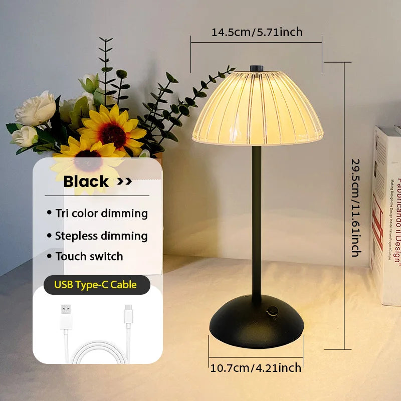 Bellora | Akku Tischleuchte – Touch Sensor mit Dimmbaren Farben 8
