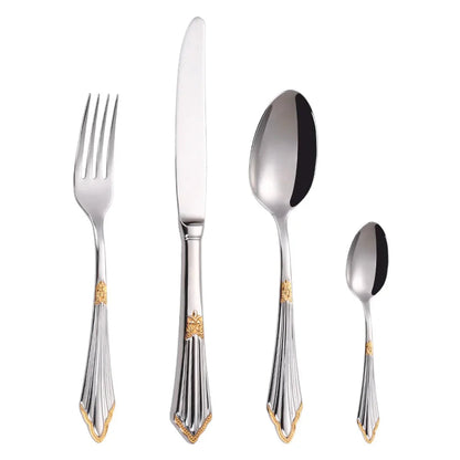 Bellora | Besteckset – Vergoldetes Edelstahl mit elegantem Design 3