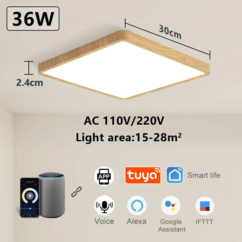 Bellora | LED Deckenlampe – App- und Sprachsteuerung für Wohnzimmer 10