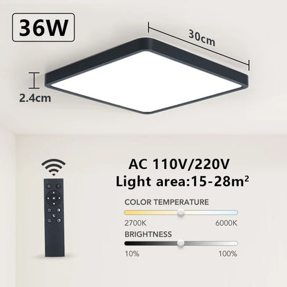 Bellora | LED Deckenlampe – App- und Sprachsteuerung für Wohnzimmer 8