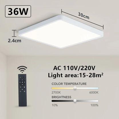 Bellora | LED Deckenlampe – App- und Sprachsteuerung für Wohnzimmer 9