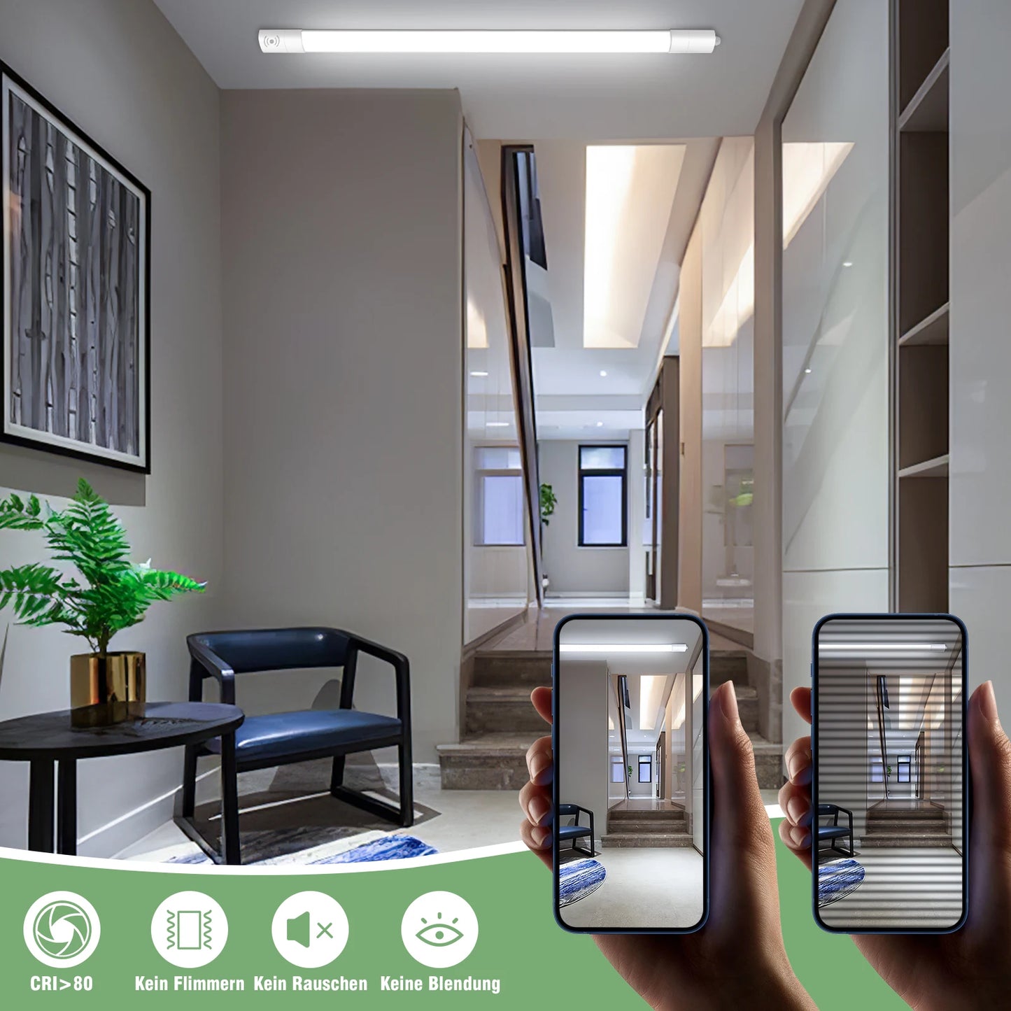 Bellora | LED Deckenleuchte – Bewegungssensor, IP66 Schutz 2