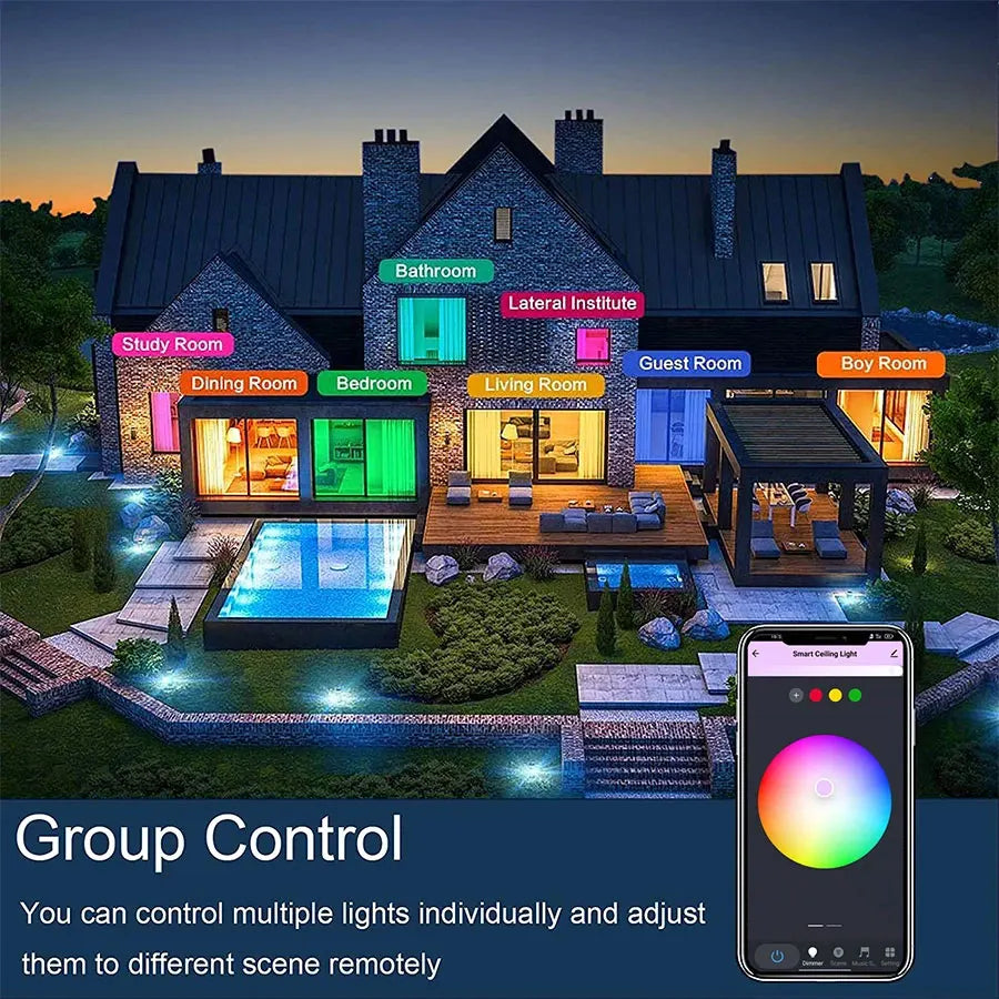 Bellora | LED Deckenleuchte – Intelligente Steuerung & Farbwechsel 5