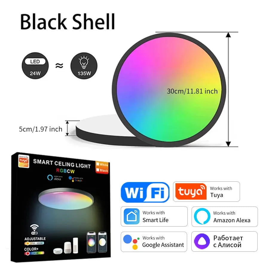 Bellora | LED Deckenleuchte – Intelligente Steuerung & Farbwechsel 6