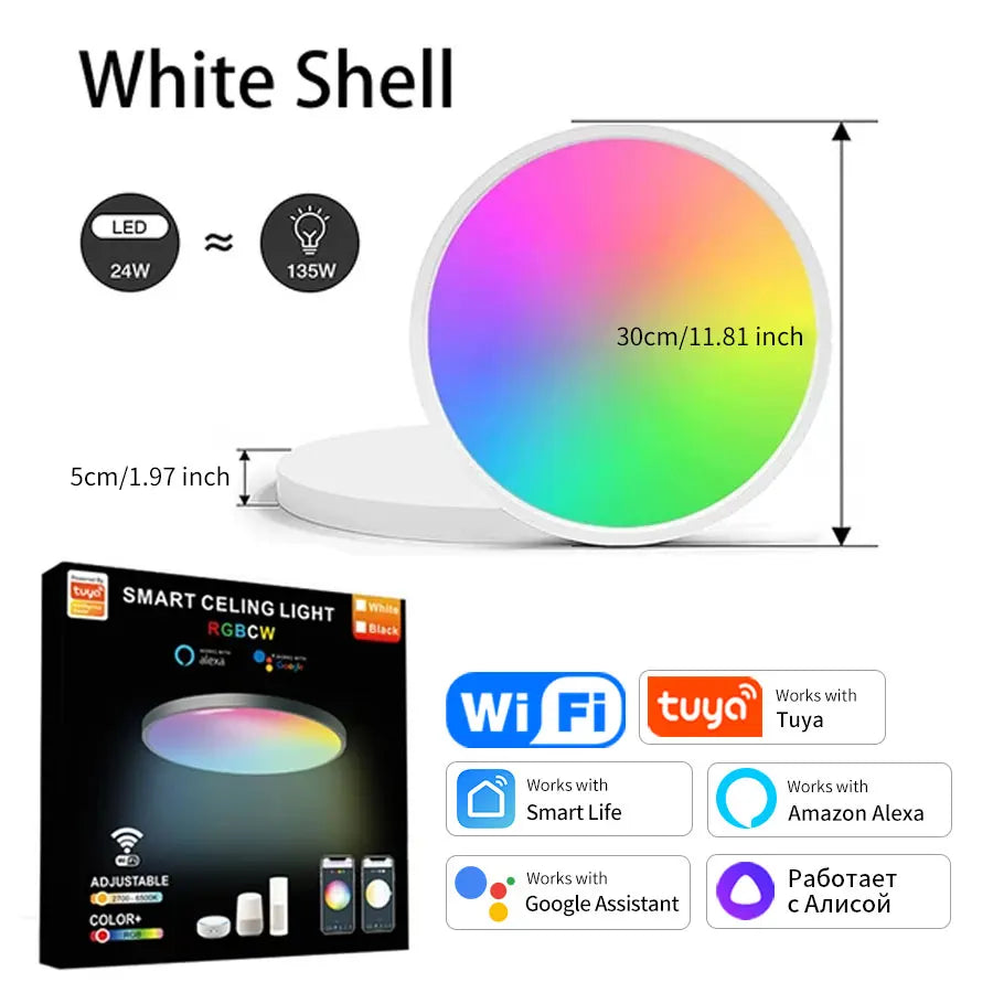 Bellora | LED Deckenleuchte – Intelligente Steuerung & Farbwechsel 7