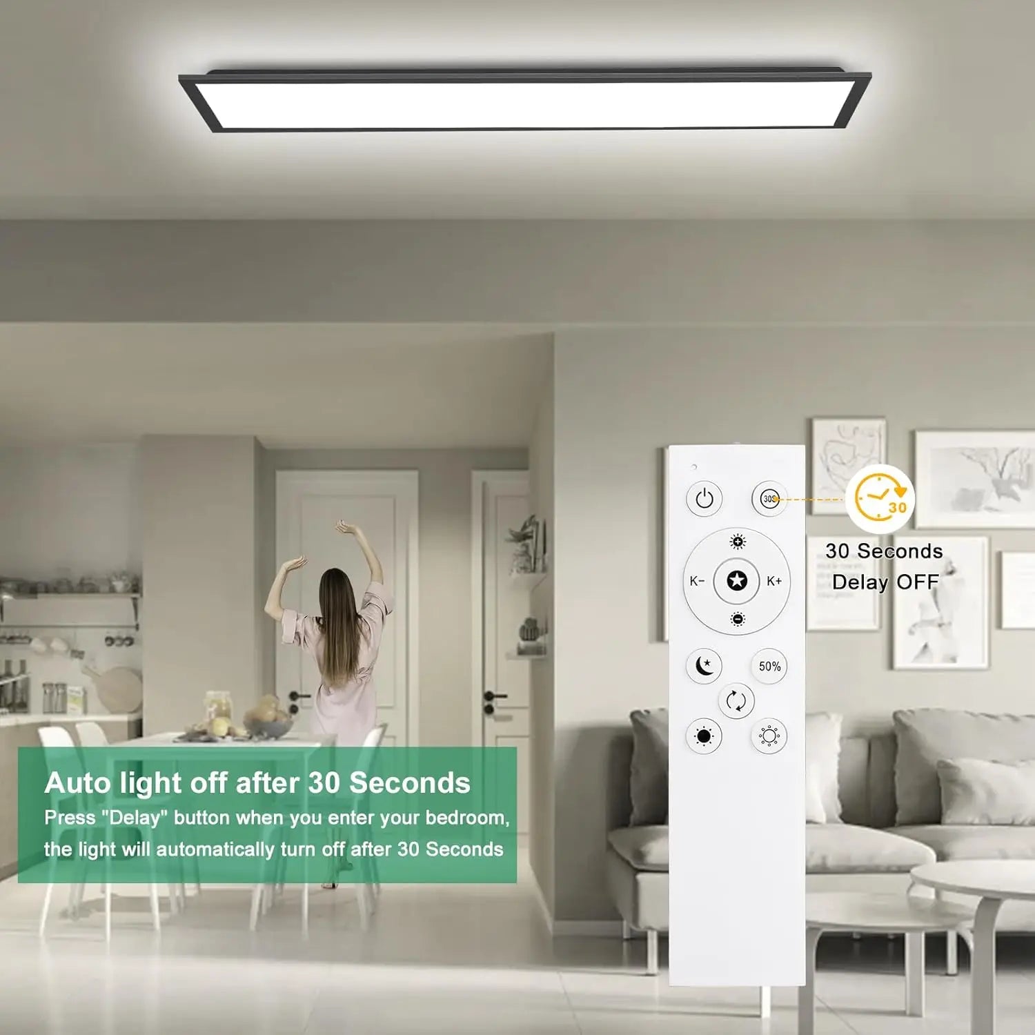 Bellora | LED Deckenlicht – Dimmbar mit Fernbedienung 3