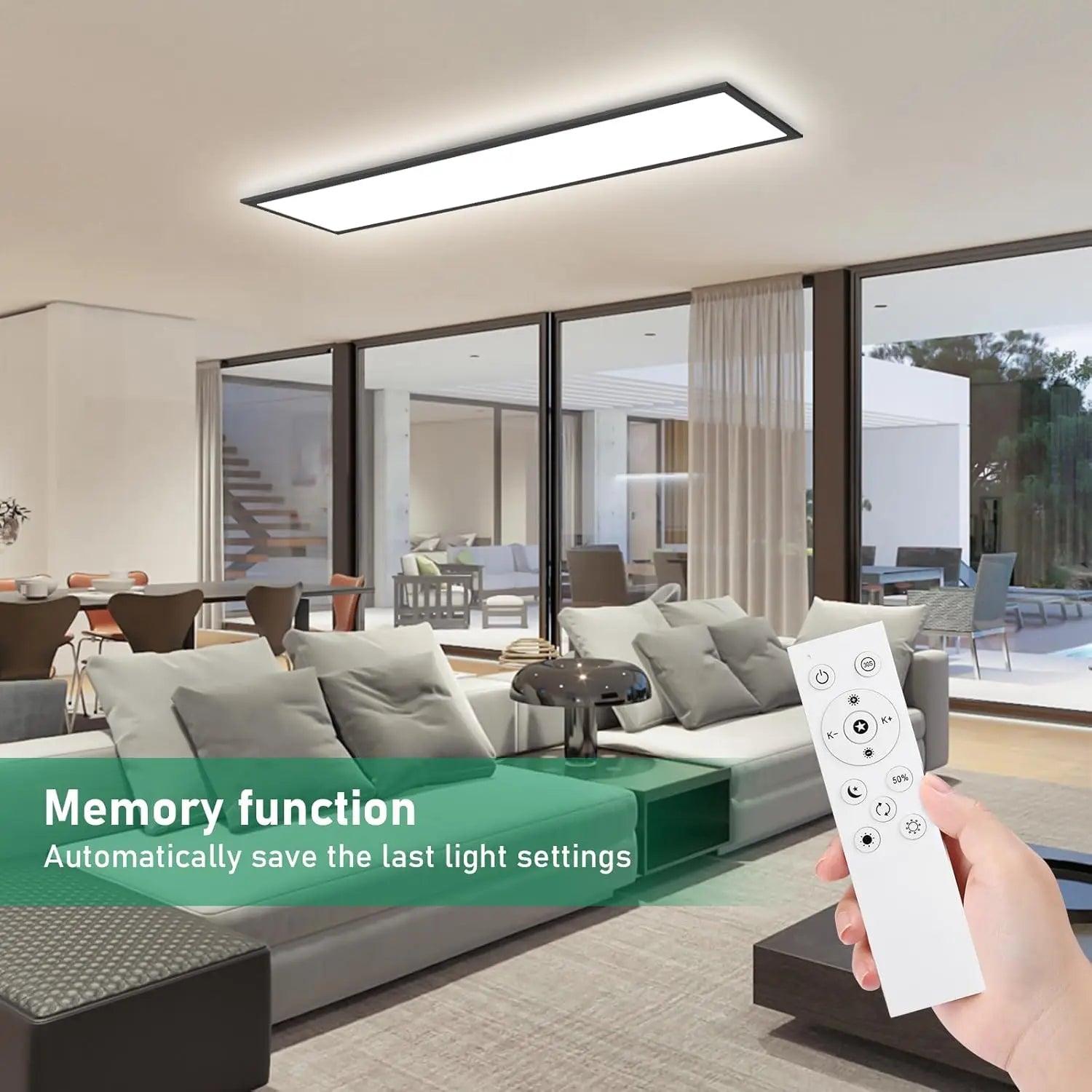 Bellora | LED Deckenlicht – Dimmbar mit Fernbedienung 4