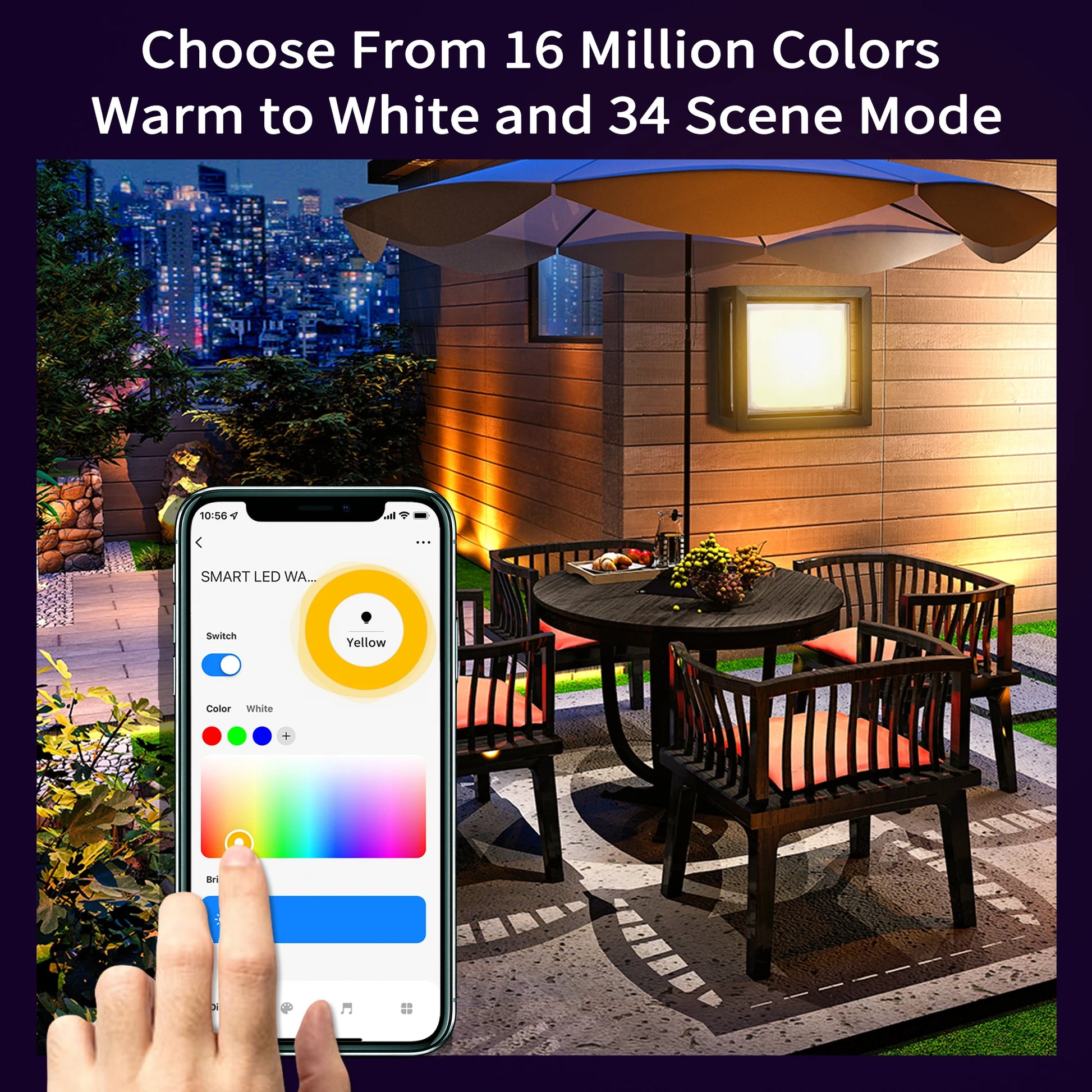 Bellora | LED Wandleuchte – Farbwechsel und App Steuerung 3