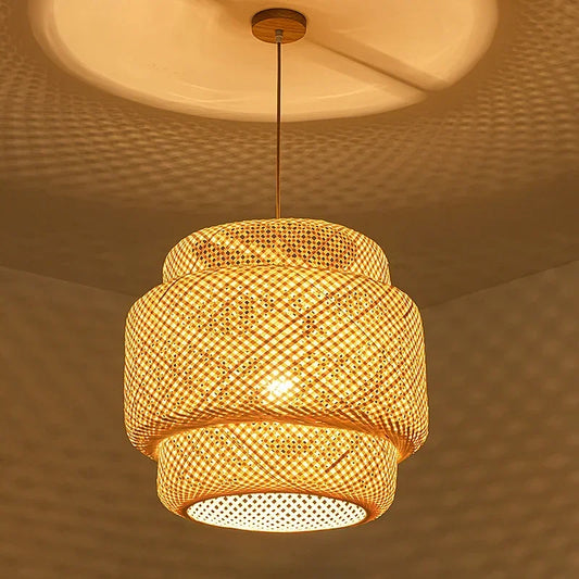 Bellora | Pendelleuchte – Handgefertigte Bambuslampe für Esszimmer 0