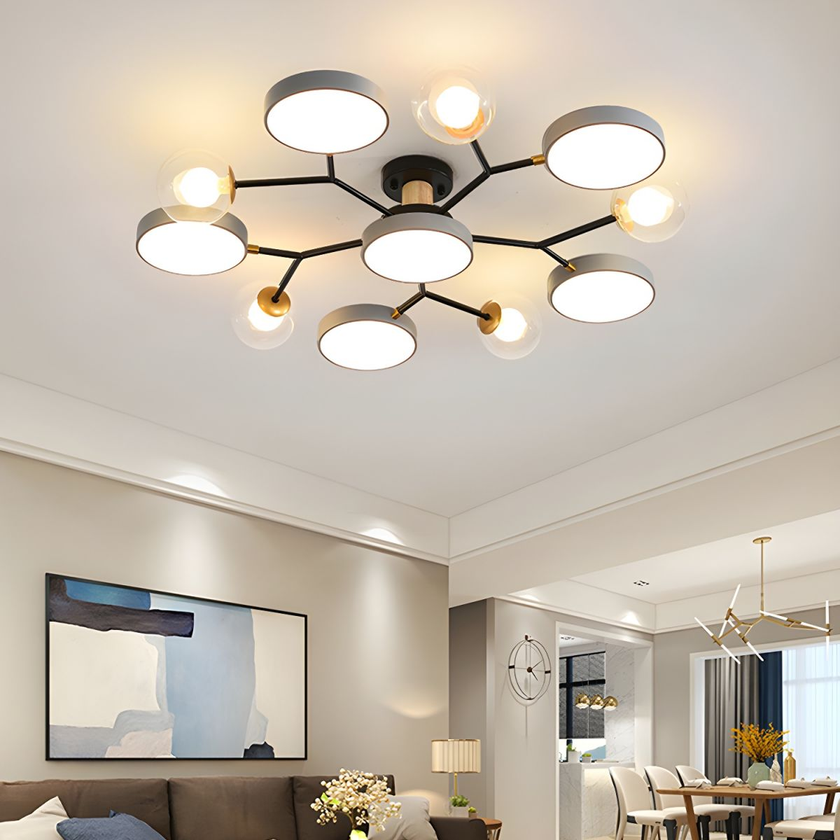 Brancia | LED-Deckenleuchte – Elegantes Design für Wohnzimmer und Schlafzimmer 19