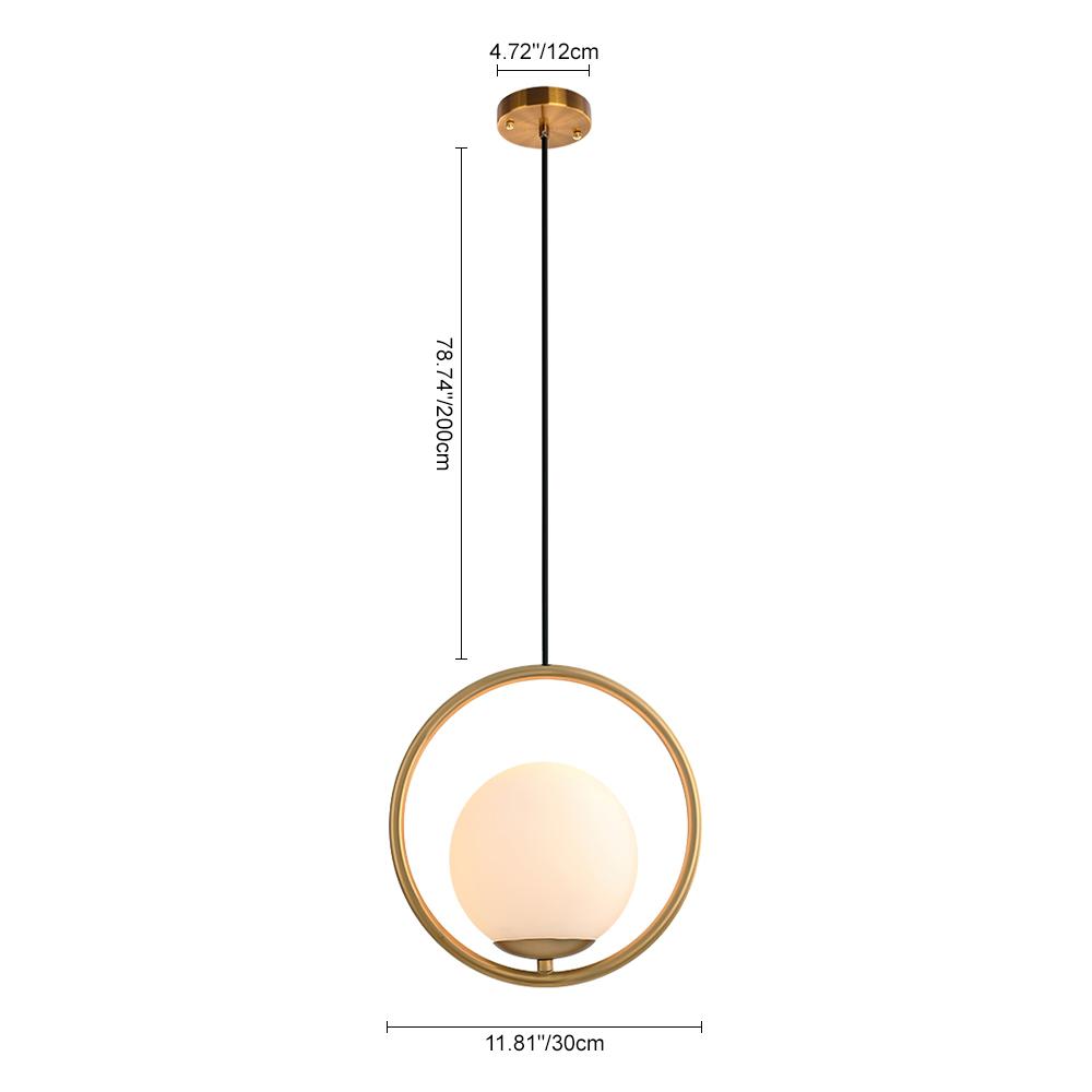 Brillano | Messing-Pendelleuchte Ceiling lights