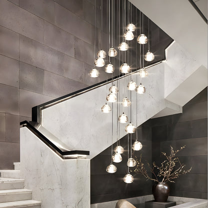 Cernobbio | Kristallpendelleuchte – Elegantes Design für Treppen 1