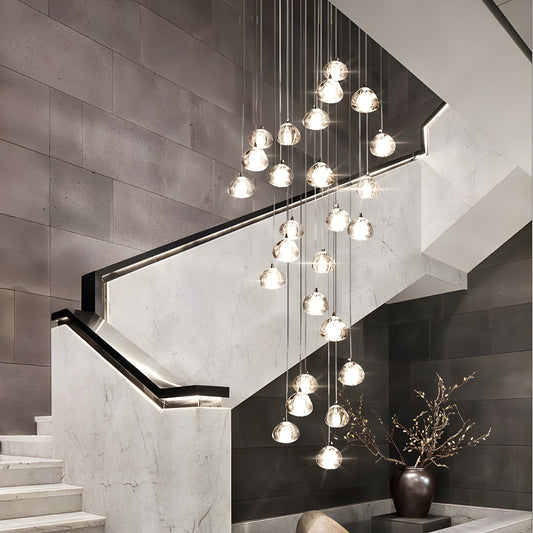 Cernobbio | Kristallpendelleuchte – Elegantes Design für Treppen 1