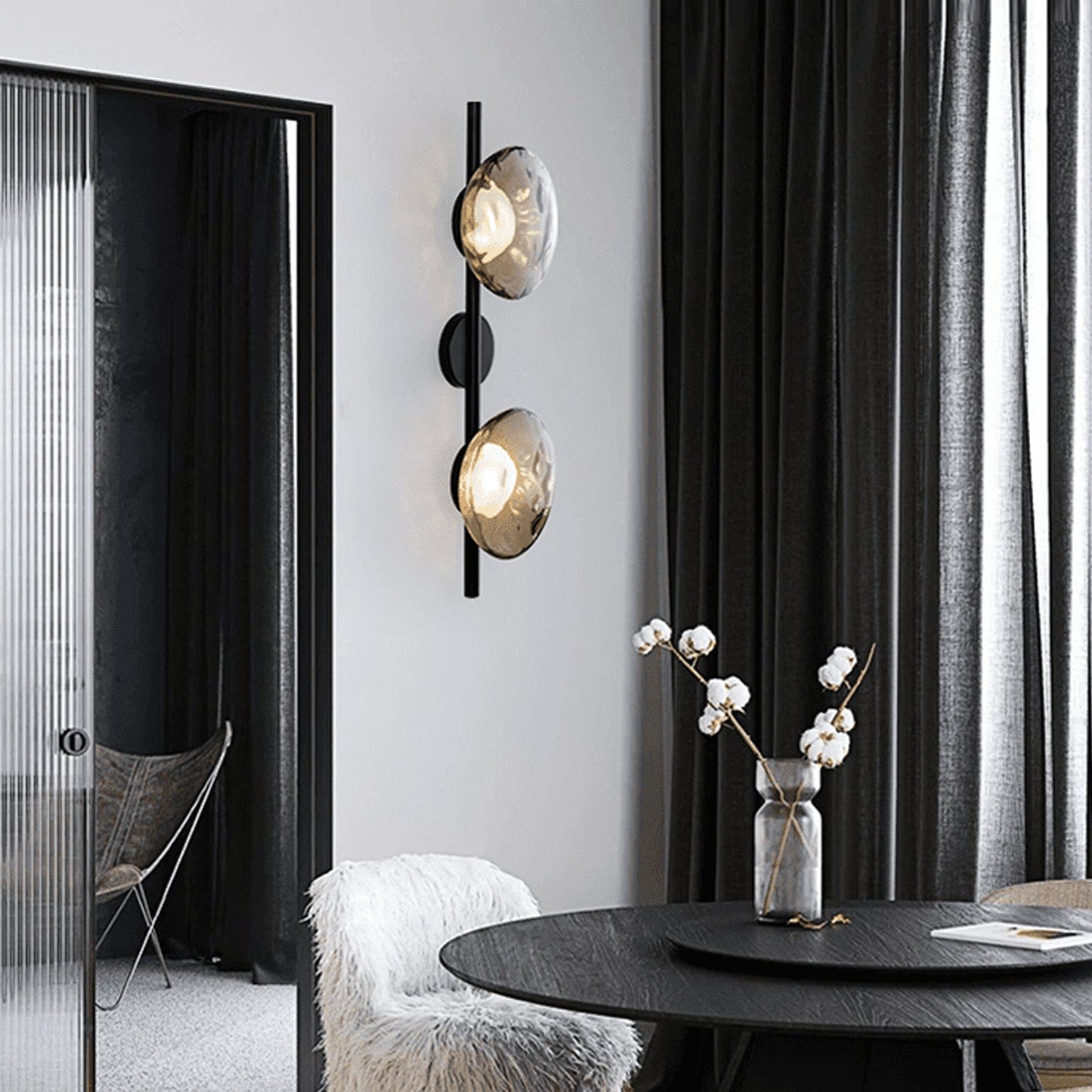 Cetoia | Wandleuchte Schwarz – Elegantes Design mit Integrierter LED-Beleuchtung 4