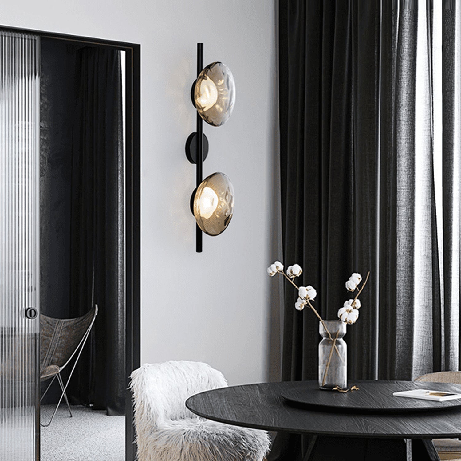 Cetoia | Wandleuchte Schwarz – Elegantes Design mit Integrierter LED-Beleuchtung 4
