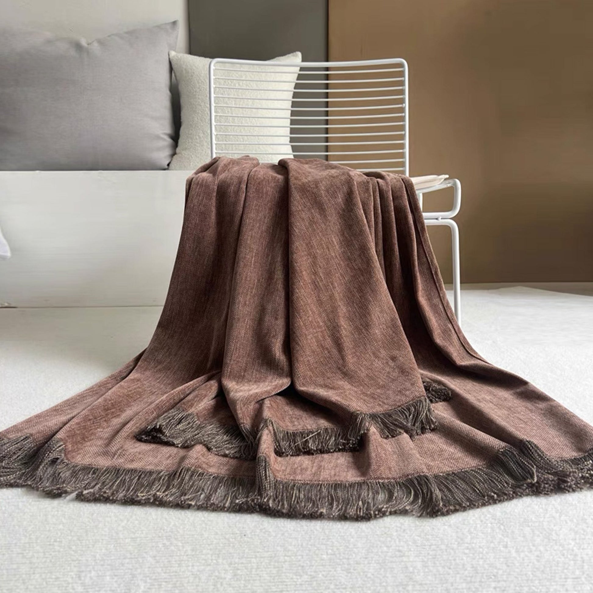 Chenara | Quastenbettdecke – Elegante und weiche Textur für jeden Raum 1
