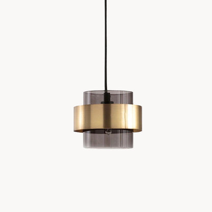 AetherLicht - Elegante Pendelleuchte mit Glasschirm für stilvolles Ambiente