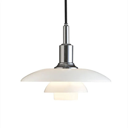 ChromeGlow | Luxus-Chrom-Hängelampe – Moderne Höhenverstellbare Pendelleuchte aus Metall für Esszimmer, Wohnzimmer & Küche, E27 Fassung, Ø30 cm