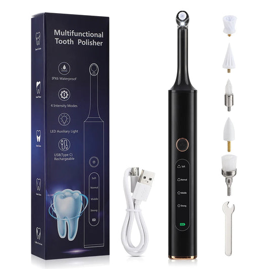 Dentara | 5-in-1-Zähnepolierer – Kabellos mit Tartarentferner und Aufhellungsfunktion 0
