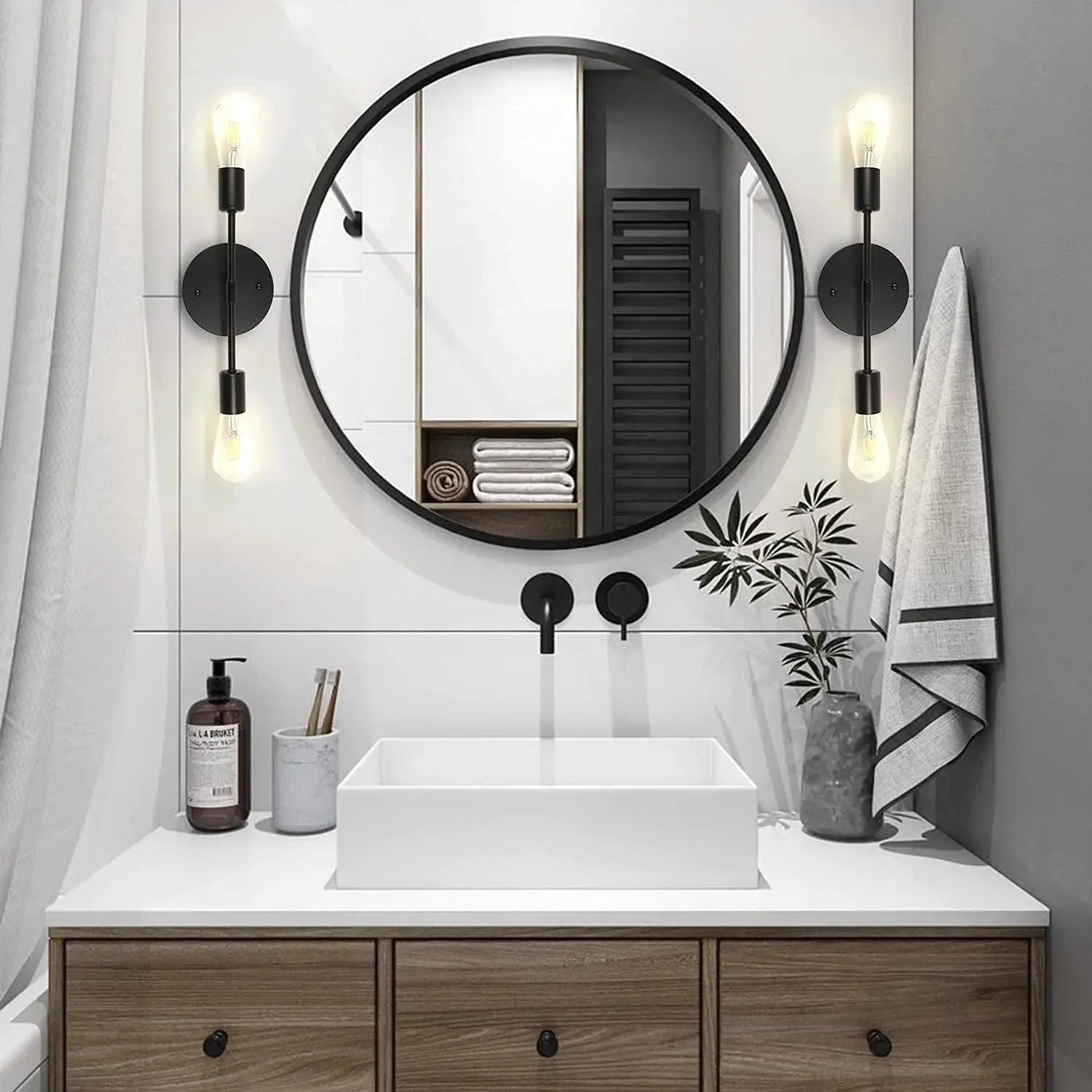 Doppelte Vintage LED Wandlampe Wall Lights