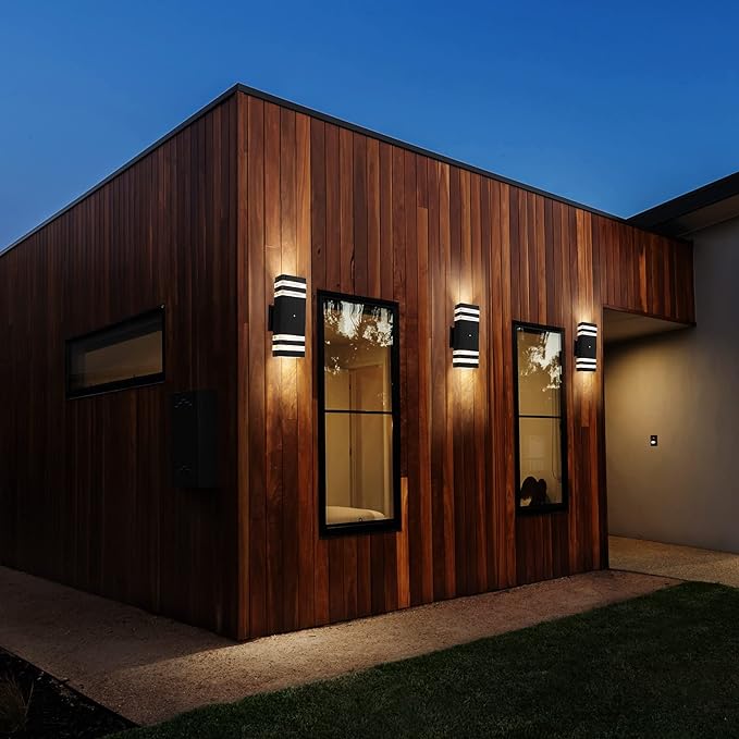 DropGuard | Wetterfeste LED Wandleuchte für Außenbereich – Moderne Beleuchtungslösung Outdoor lighting