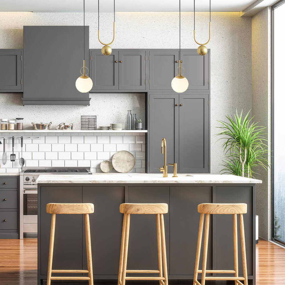 Elara | Messing-Pendelleuchte Ceiling lights