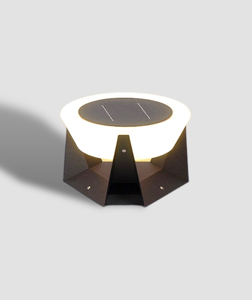 Solarlampe Embera LXL RONDE – Edelstahl, IP65 Wetterfest, Warm- und Kaltlicht-2