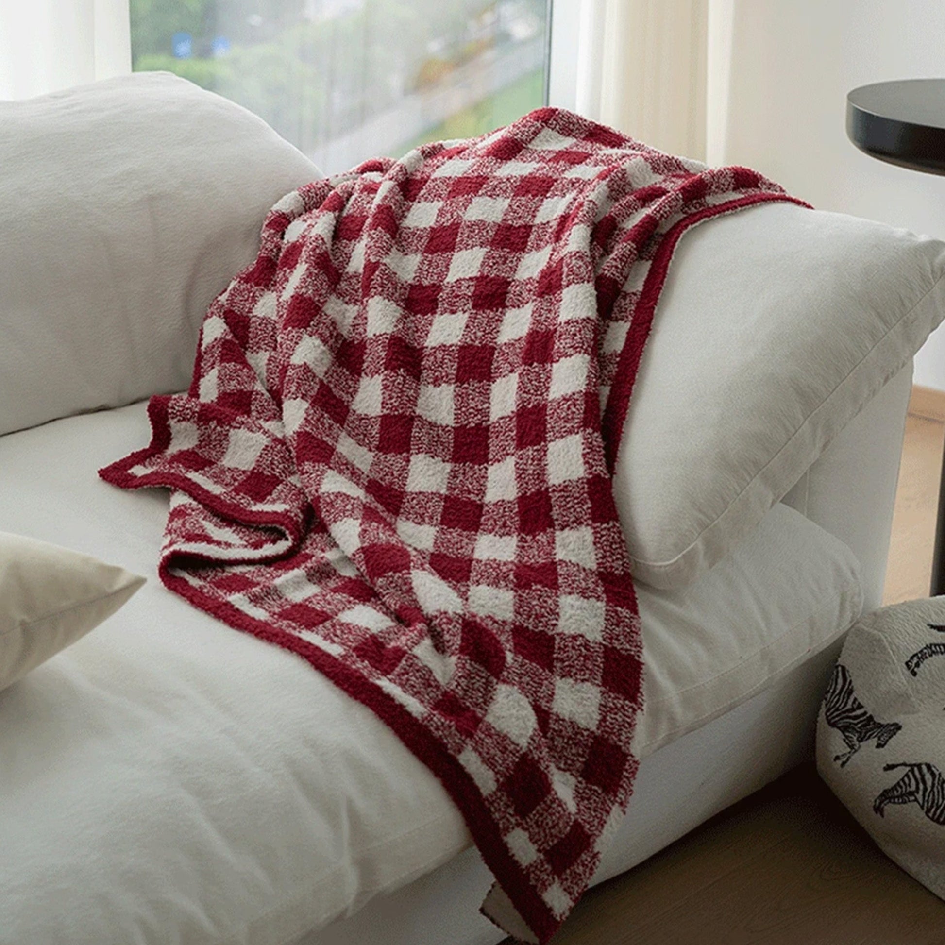 Festivia | Wurfdecke – Gemütliches kariertes Design für festliche Stimmung 3