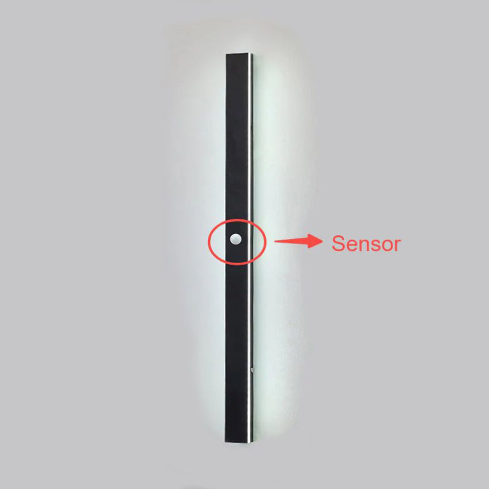 Stilvolle LED-Außenwandleuchte IP65 | Minimalistische, wetterfeste Wandlampe aus Metall & Acryl für Garten, Terrasse und Korridor – dimmbar, energieeffizient & optional mit Bewegungssensor