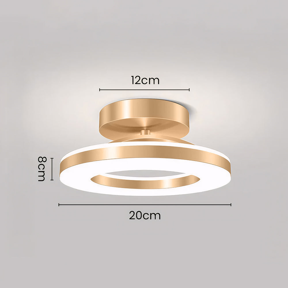 Glamorix | LED-Deckenleuchte – Elegantes Design für Wohnzimmer und Flur 6